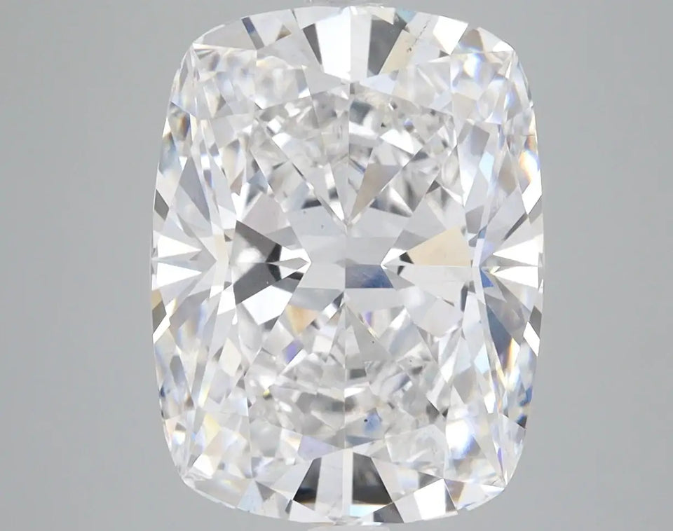 6.46 Carat Certified Cushion Loose Stone Lab Grown Diamond No. 1055681 - Larson Jewelers