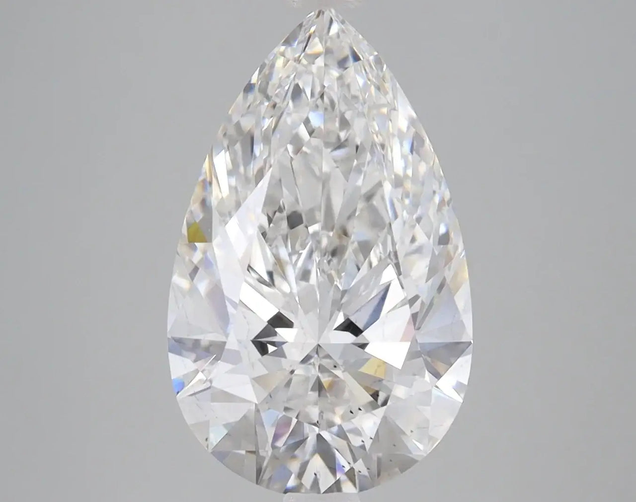 3.94 Carat Certified Pear Loose Stone Lab Grown Diamond No. 1042189 - Larson Jewelers