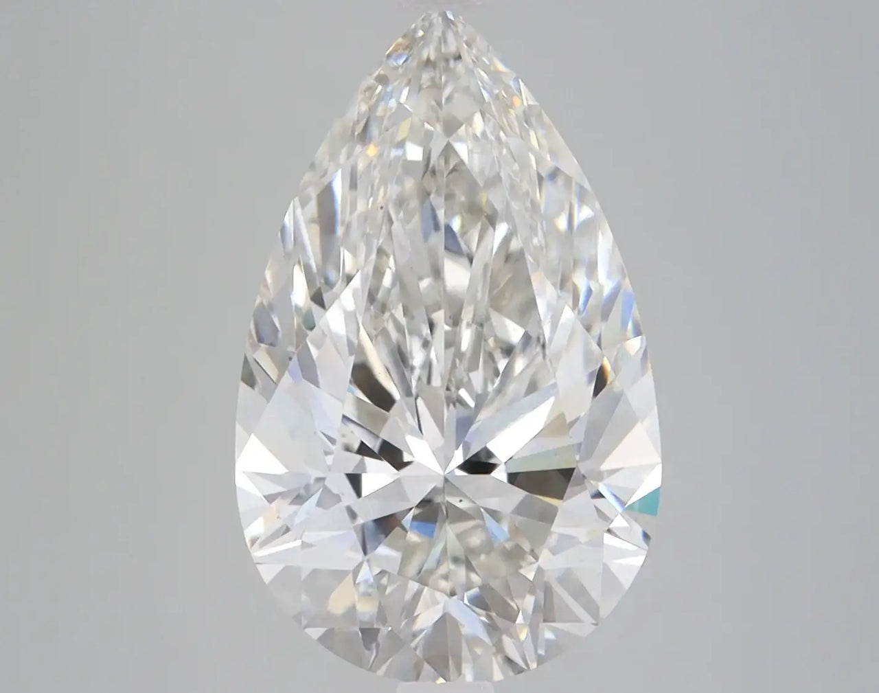 4.96 Carat Certified Pear Loose Stone Lab Grown Diamond No. 1034604 - Larson Jewelers