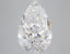 5 Carat Certified Pear Loose Stone Lab Grown Diamond No. 1059541