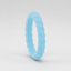 CLEO Stackable Twist Silicone Ring for Women Light blue Comfort Fit Hypoallergenic Thorsten - 2mm