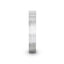 ARISTOCRAT Silver Brushed Finish Flat Style Wedding Band - 4mm & 8mm - Larson Jewelers