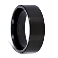 NEO Flat Black Titanium Wedding Ring - 8mm - Larson Jewelers
