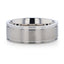 FAIRFIELD Flat Satin Finish Titanium Ring - 8mm - Larson Jewelers