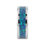 ANDROMEDA Titanium Polished Beveled Edge with Blue Green Opal Inlay - 8mm - Larson Jewelers