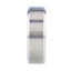 ARCTIC Flat Beveled Edges Titanium Ring with Brushed Center and Vibrant Blue Inside - 8mm - Larson Jewelers