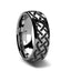 ADDISON Domed Tungsten Ring with Celtic Knot Design - 4mm - 12mm - Larson Jewelers