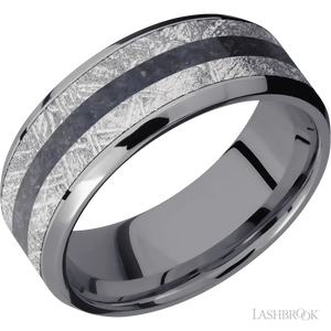 Tantalum with Polish , Polish Finish - 8MM - Larson Jewelers