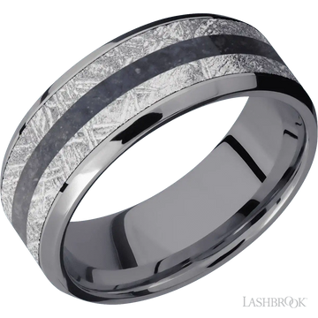 Tantalum with Polish , Polish Finish - 8MM - Larson Jewelers