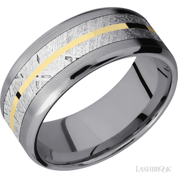Tantalum with Satin, Polish Finish - 9MM - Larson Jewelers