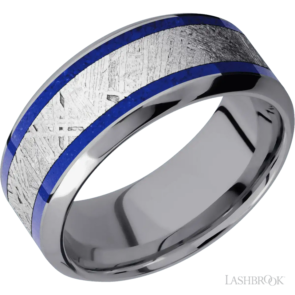High Bevel Tantalum with Polish Finish - 9MM - Larson Jewelers