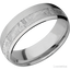 Titanium with Satin , Polish Finish and Meteorite Inlay - 7MM - Larson Jewelers