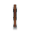 KONA Koa Wood Inlaid Tungsten Carbide Ring with Bevels - 4mm - Larson Jewelers