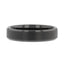 ELISE Black Tungsten Ring with Polished Beveled Edges and Brush Finished Center - 4mm - 10mm - Larson Jewelers