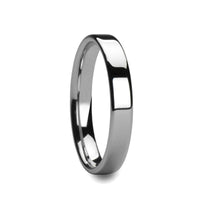 CALEDONIA Flat Polish Finished Cobalt Chrome Ring for Men and Women - 4mm - 8mm - Larson Jewelers