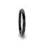 MIAMI Diamond Faceted Black Tungsten Ring for Women - 2mm - Larson Jewelers