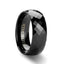 MIAMI Diamond Faceted Black Tungsten Ring for Women - 2mm - Larson Jewelers