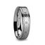 PALATINE Laser Engraved Tungsten Ring with Celtic Pattern - 6mm - 10mm - Larson Jewelers