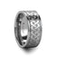 McKINNEY Celtic Knot Laser Engraved Tungsten Wedding Ring Wide - 10mm - Larson Jewelers