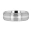 VALKYRIE Raised Center Tungsten Ring with Brushed Stripe - 6mm & 8mm - Larson Jewelers