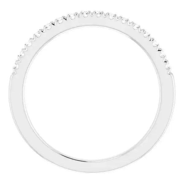Platinum Accented Matching Band - Larson Jewelers