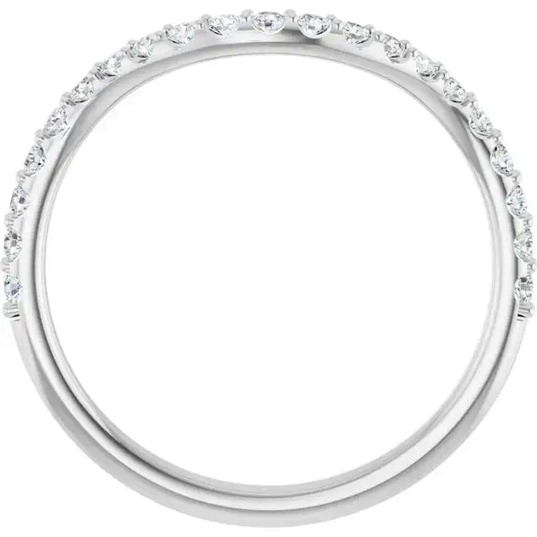 14K White Gold Accented Matching Band - Larson Jewelers
