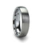 PETRA Domed Brushed Finish Tungsten Ring - 4mm - 6mm - Larson Jewelers