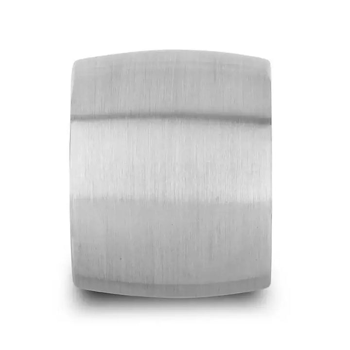 CORONADO Domed Tungsten Carbide Ring with Brushed Finish - 20mm - Larson Jewelers