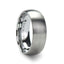 JESSAMINE Domed Tungsten Carbide Ring with Brushed Finish for Her - 2mm - Larson Jewelers