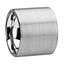MORRISON Flat Pipe Cut Tungsten Carbide Ring with Brushed Finish - 20mm - Larson Jewelers