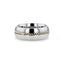 GOLDWYN Braided 14k Gold Inlay Domed Tungsten Ring - 6mm or 8mm - Larson Jewelers