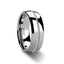 PHYTHEON Braided Platinum Inlay Domed Tungsten Ring - 6mm or 8mm - Larson Jewelers