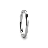 VICTORIA Ladies Domed Tungsten Ring - 2mm - Larson Jewelers