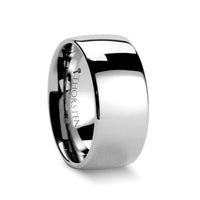 AUSTIN Domed Polished Finish Tungsten Carbide Ring - 10mm - Larson Jewelers