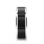 KONSTANTINE Watch Band Style Tungsten Ring With Black Ceramic Inlay - 8mm - Larson Jewelers
