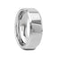 PITTSBURGH Tungsten Carbide Wedding Band with Beveled Edges - 12mm - Larson Jewelers