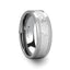 STANFORD Tungsten Ring with Hammered Finished Center - 8mm - Larson Jewelers