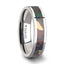 COMMANDO Tungsten Wedding Ring with Military Style Jungle Camouflage Inlay - 6mm - 10 mm - Larson Jewelers