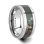 COMMANDO Tungsten Wedding Ring with Military Style Jungle Camouflage Inlay - 6mm - 10 mm - Larson Jewelers