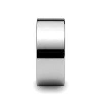 MELBOURNE Flat Tungsten Ring - 10mm - Larson Jewelers