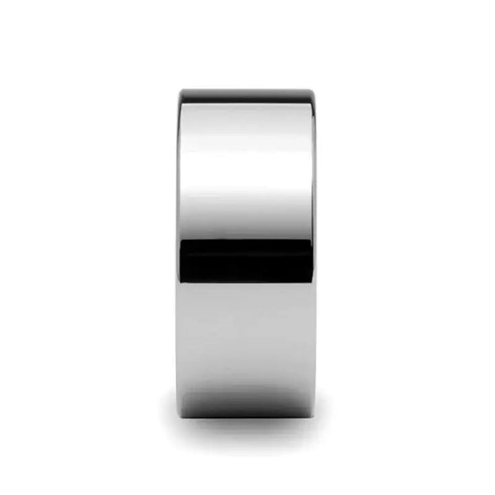 MELBOURNE Flat Tungsten Ring - 10mm - Larson Jewelers