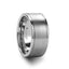 BRIDGEPORT Flat Satin Finish Tungsten Carbide Ring - 6mm - 10mm - Larson Jewelers