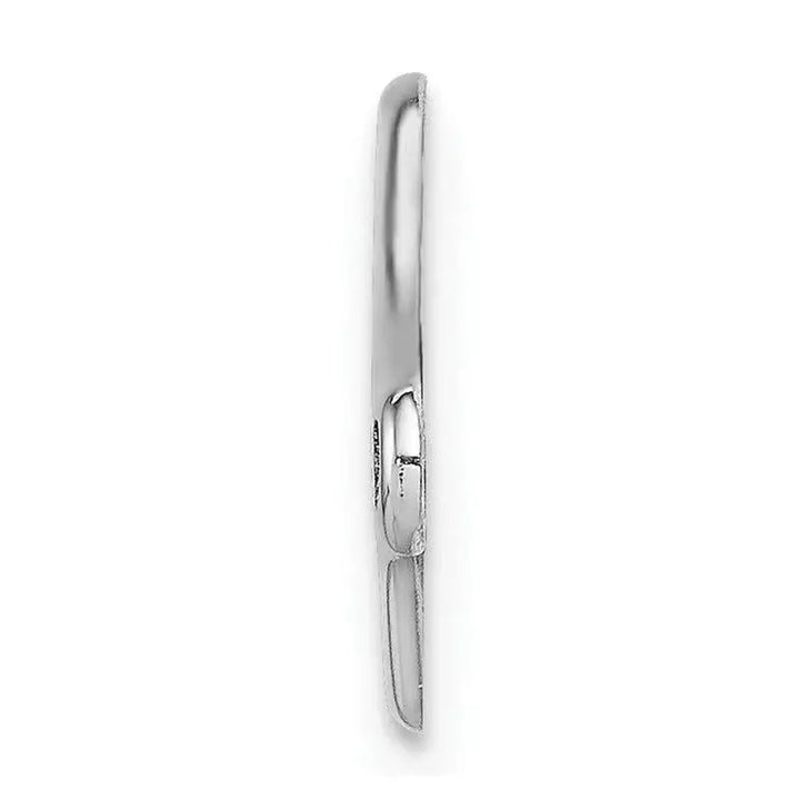 Sterling Silver Rhodium-plated Medical ID Plate - Larson Jewelers