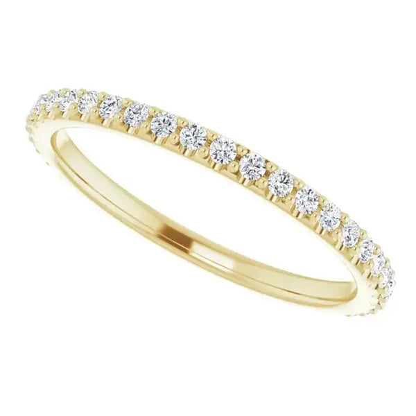 18K Yellow Gold Accented Matching Band - Larson Jewelers