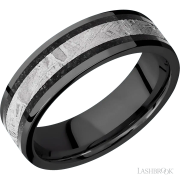 Zirconium with Polish Finish - 7MM - Larson Jewelers