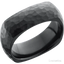 ARASHI Domed Black Titanium Hammered Ring by Lashbrook Designs - 8mm - Larson Jewelers